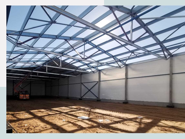 Строительство сенохранилищ в Саранске