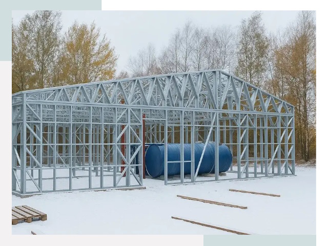 Металлические ангары в Саранске