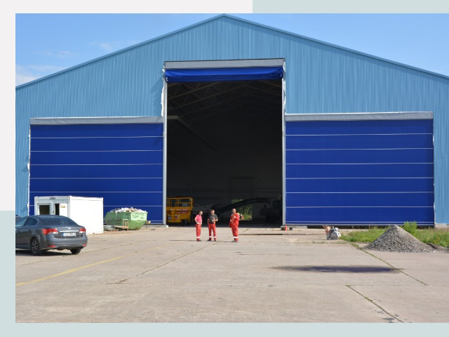 Ангарные ворота в Саранск от СтальСтрой-Срн по цене 632 руб.