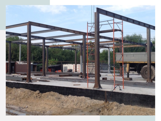 Фундамент для ангаров в Саранске