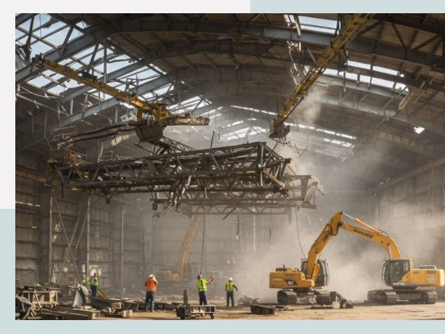 Демонтаж ангаров в Саранске от 632 руб. за м²